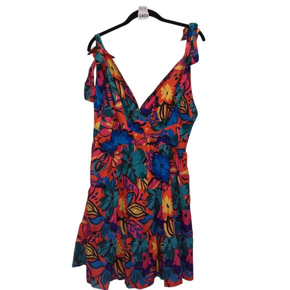 Floral V-Neck Summer Dress - Picture 8 of 10